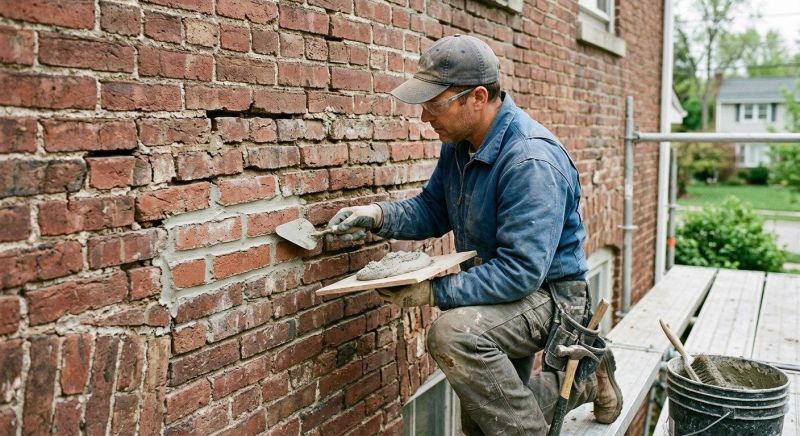 Brick Masonry Repair in North Richland Hills, TX