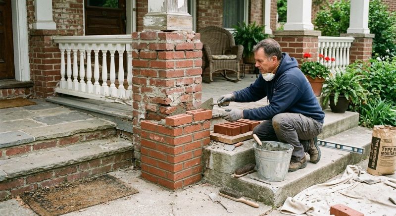 Brick Repair in Little Elm, TX