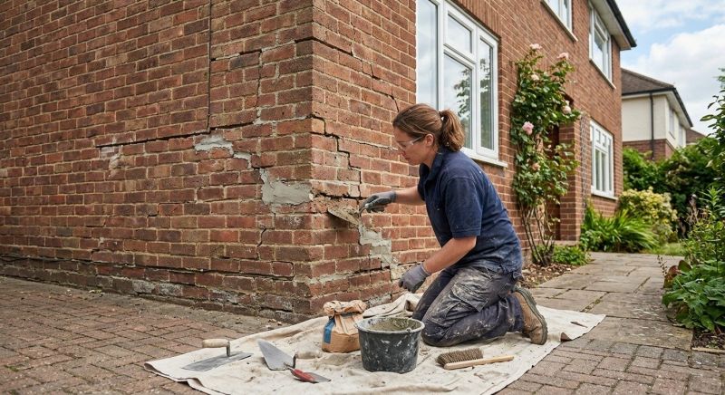 Brick Wall Repair in Grapevine, TX