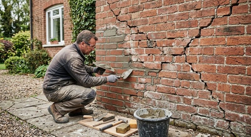 Brick Wall Repair in Irving, TX