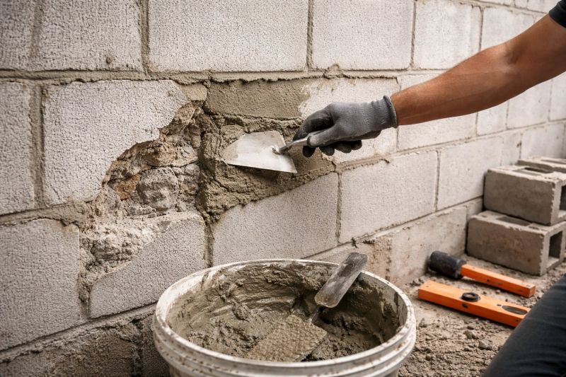 Concrete Block Repair in Flower Mound, TX