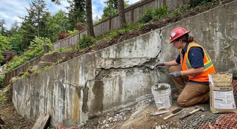 Retaining Wall Repair in Argyle, TX