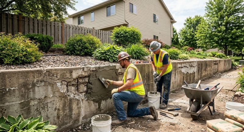 Retaining Wall Repair in Crowley, TX