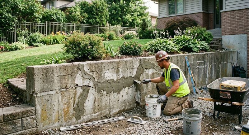 Retaining Wall Repair in Grapevine, TX