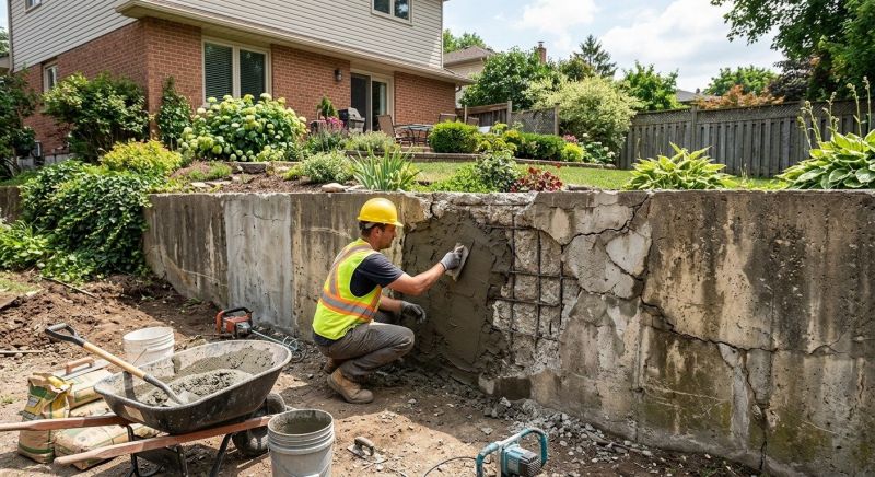 Retaining Wall Repair in Hurst, TX