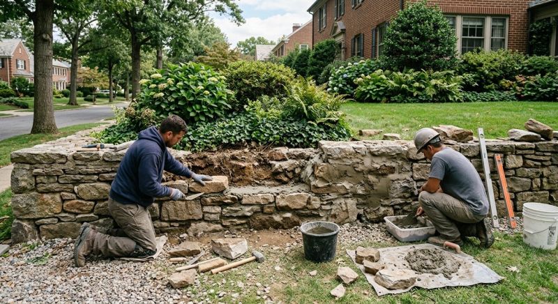Retaining Wall Repair in Keller, TX