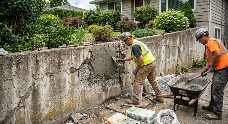 Retaining Wall Repair in North Richland Hills, TX