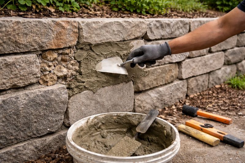 Retaining Wall Repair in Ponder, TX