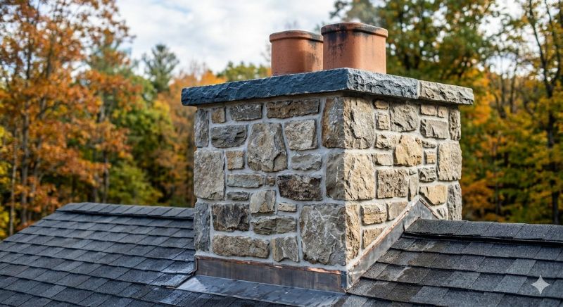 Stone Chimney Installation in Mansfield, TX