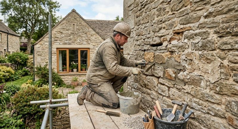 Stone Masonry Repair in Bedford, TX