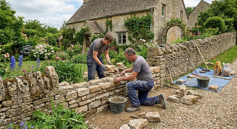 Stone Wall Repair in Euless, TX